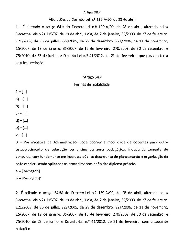 REQUALIFICA&Ccedil;&Atilde;O - altera&ccedil;&atilde;o do ECD e DL n &ordm; 132 2012- 04 06