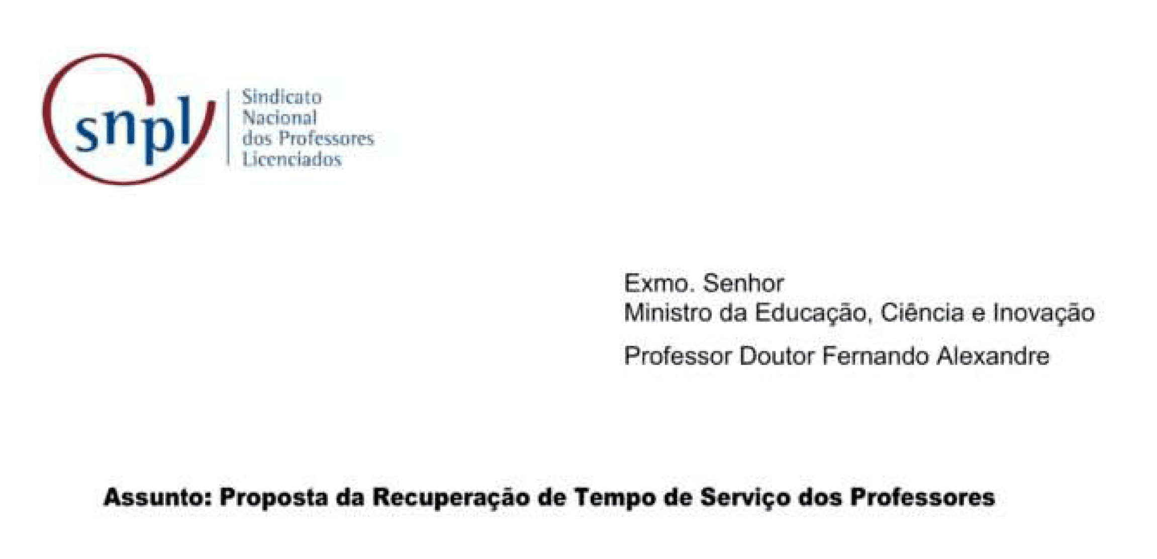 Contraproposta do SNPL – Blog DeAr Lindo